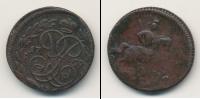 Монета 1741 – 1761 Елизавета Петровна 1 деньга Медь 1759
