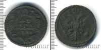 Монета 1730 – 1740 Анна Иоанновна 1 деньга Медь 1734