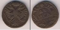 Монета 1730 – 1740 Анна Иоанновна 1 деньга Медь 1740