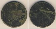 Монета 1689 – 1725 Петр I 5 копеек Медь 1723