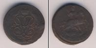 Монета 1741 – 1761 Елизавета Петровна 1 копейка Медь 1759