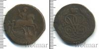 Монета 1741 – 1761 Елизавета Петровна 1 копейка Медь 1760