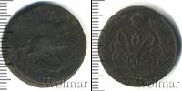 Монета 1741 – 1761 Елизавета Петровна 1 копейка Медь 1760