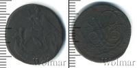 Монета 1741 – 1761 Елизавета Петровна 1 деньга Медь 1757
