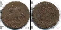 Монета 1741 – 1761 Елизавета Петровна 2 копейки Медь 1758
