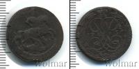 Монета 1741 – 1761 Елизавета Петровна 1 деньга Медь 1757
