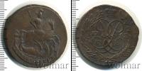 Монета 1741 – 1761 Елизавета Петровна 2 копейки Медь 1758