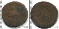 Монета 1741 – 1761 Елизавета Петровна 2 копейки Медь 1759
