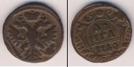 Монета 1730 – 1740 Анна Иоанновна 1 деньга Медь 1740