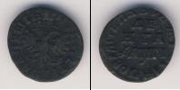 Монета 1689 – 1725 Петр I 1 деньга Медь 1713