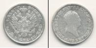 Монета 1801 – 1825 Александр I 1 злотый Серебро 1823