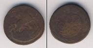 Монета 1741 – 1761 Елизавета Петровна 1 копейка Медь 1759