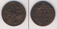 Монета 1730 – 1740 Анна Иоанновна 1 деньга Медь 1739