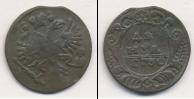 Монета 1730 – 1740 Анна Иоанновна 1 деньга Медь 1730