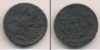 Монета 1730 – 1740 Анна Иоанновна 1 деньга Медь 1740