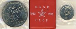 Монета СССР 1961-1991 1 рубль Медно-никель 1975