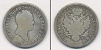 Монета 1801 – 1825 Александр I 2 злотых Серебро 1823