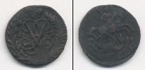Монета 1741 – 1761 Елизавета Петровна 1 полушка Медь 1759