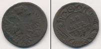 Монета 1730 – 1740 Анна Иоанновна 1 деньга Медь 1730
