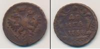 Монета 1730 – 1740 Анна Иоанновна 1 деньга Медь 1738