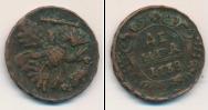 Монета 1730 – 1740 Анна Иоанновна 1 деньга Медь 1738