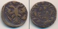 Монета 1730 – 1740 Анна Иоанновна 1 деньга Медь 1739