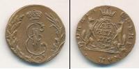 Монета 1762 – 1796 Екатерина II 1 деньга Медь 1772