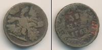 Монета 1730 – 1740 Анна Иоанновна 1 деньга Медь 1738
