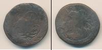 Монета 1741 – 1761 Елизавета Петровна 2 копейки Медь 1761