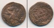Монета 1730 – 1740 Анна Иоанновна 1 деньга Медь 1739