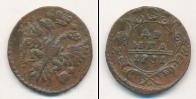 Монета 1730 – 1740 Анна Иоанновна 1 деньга Медь 1731
