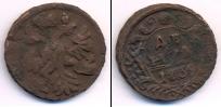 Монета 1730 – 1740 Анна Иоанновна 1 деньга Медь 1739