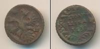 Монета 1730 – 1740 Анна Иоанновна 1 полушка Медь 1738