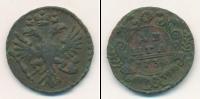 Монета 1730 – 1740 Анна Иоанновна 1 деньга Медь 1734