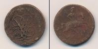 Монета 1741 – 1761 Елизавета Петровна 1 копейка Медь 1758