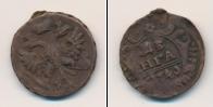Монета 1730 – 1740 Анна Иоанновна 1 деньга Медь 1740