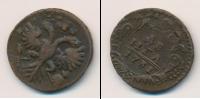 Монета 1730 – 1740 Анна Иоанновна 1 деньга Медь 1731