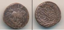 Монета 1741 – 1761 Елизавета Петровна 1 полушка Медь 1759