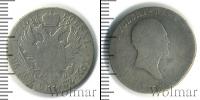 Монета 1801 – 1825 Александр I 1 злотый Серебро 1819