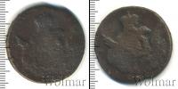 Монета 1741 – 1761 Елизавета Петровна 1 копейка Медь 1756