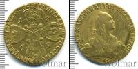 Монета 1762 – 1796 Екатерина II 10 рублей Золото 1769