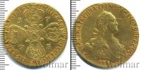 Монета 1762 – 1796 Екатерина II 10 рублей Золото 1775