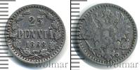 Монета 1855 – 1881 Александр II 25 пенни Серебро 1868