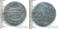 Монета 1762 – 1796 Екатерина II 1 гривенник Серебро 1789