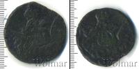 Монета 1741 – 1761 Елизавета Петровна 1 копейка Медь 1756