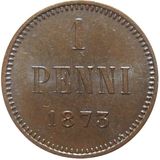  1 пенни 1873 года, фото 1 