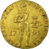  Дукат 1791, золото (Au 979) — Екатерина II, фото 1 