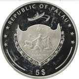  5 долларов 2007, серебро (Ag 925) | Крокодил — Палау, фото 1 