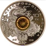  10 злотых 2008, серебро (Ag 925) | Олимпиада: Дракон — Польша, фото 1 