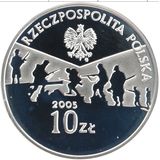  10 злотых 2005, серебро (Ag 925) | Победа — Польша, фото 1 